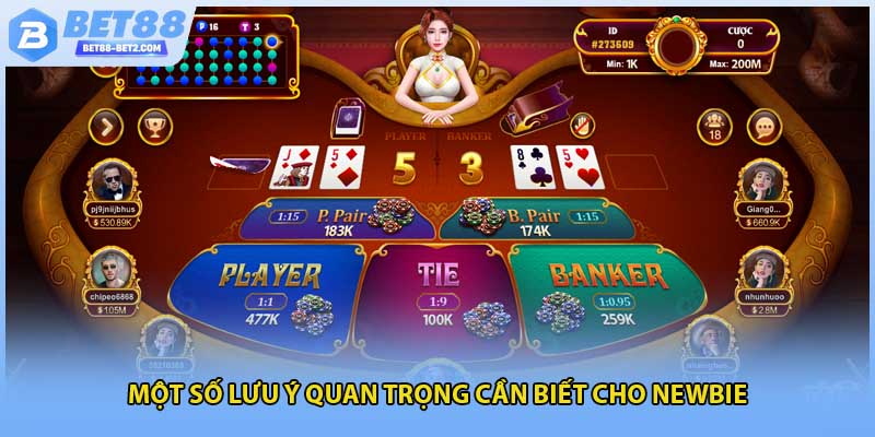 Một số lưu ý quan trọng cần biết cho newbie