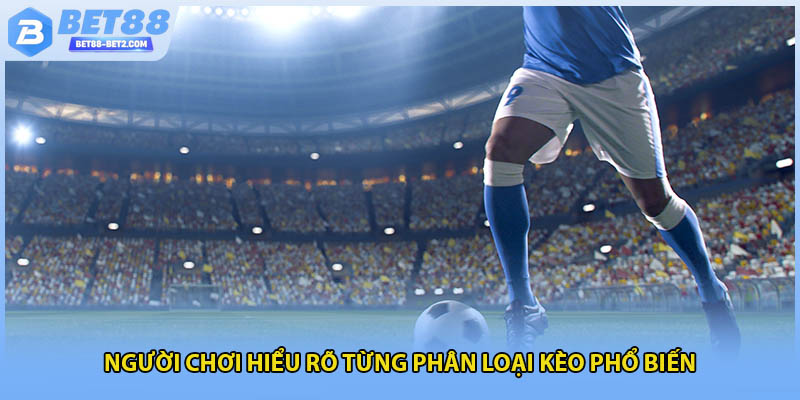 Người chơi hiểu rõ từng phân loại kèo phổ biến